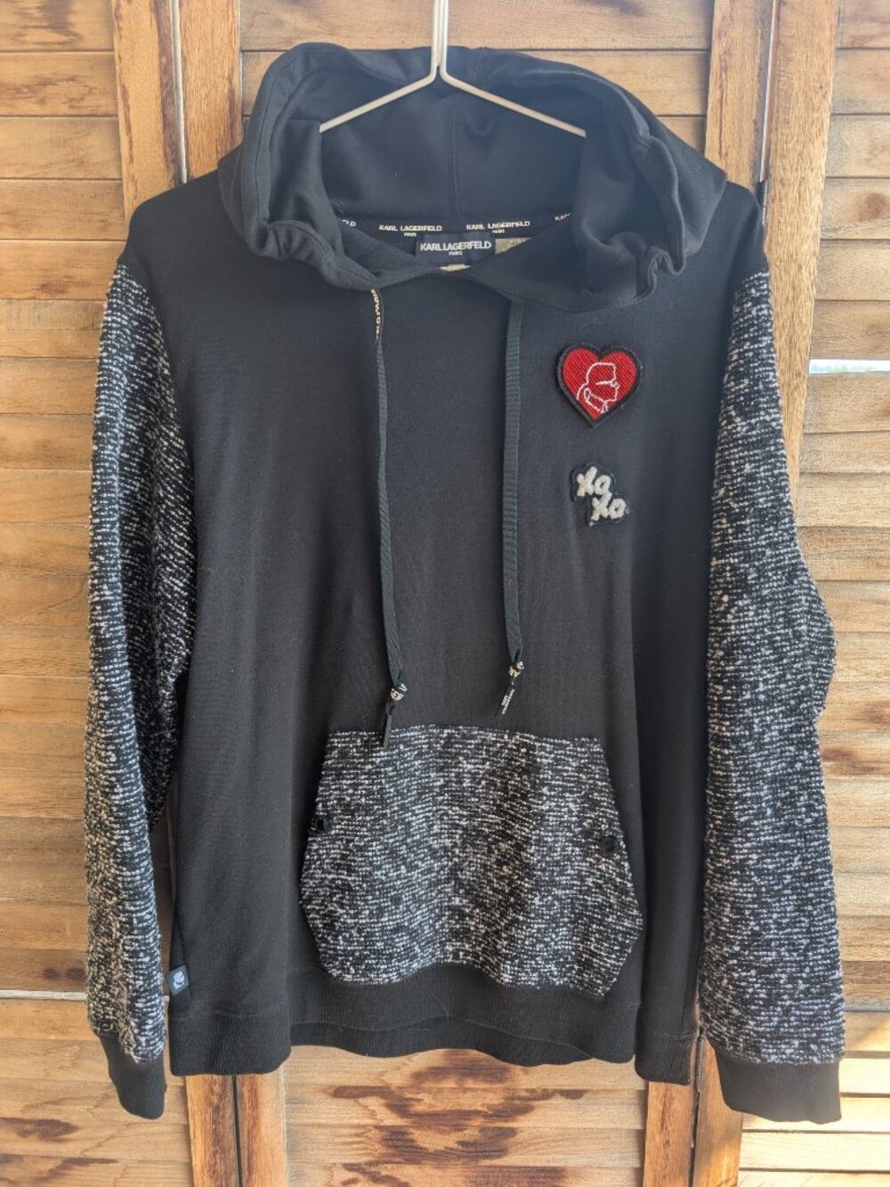 Karl Lagerfeld Paris Black Hoodie Women’s Size M